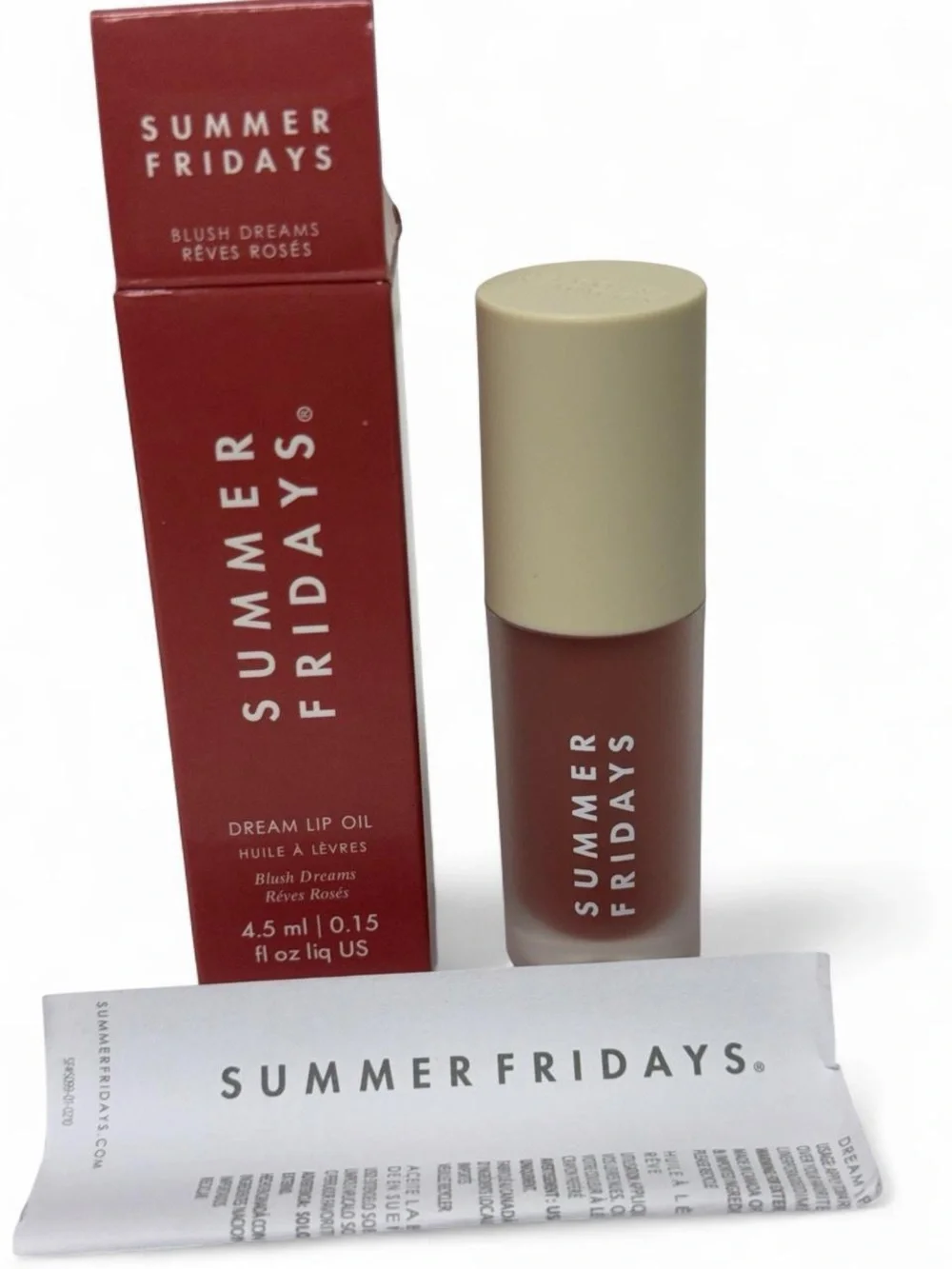 Summer Fridays Blush Dreams Lip Oil- NIB